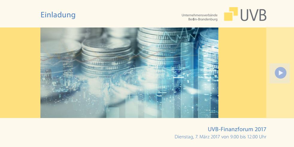 UVB-Finanzforum: Digitale Investitionen finanzieren