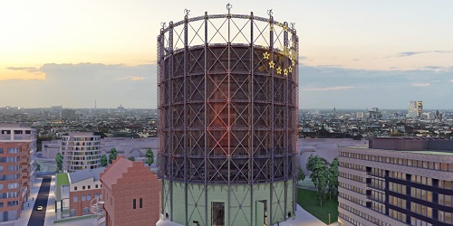 DB Unit “Digitale Schiene” zieht in den EUREF Gasometer