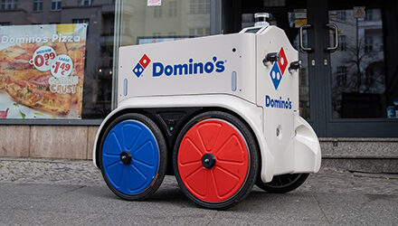 Pizzalieferung per Roboter