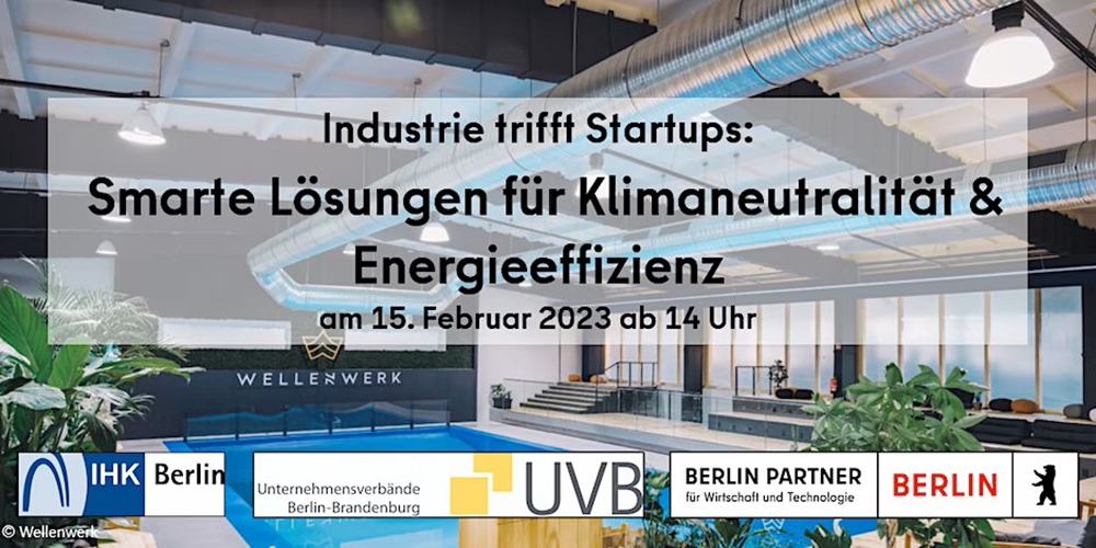 Industrie trifft Startups: Smarte Lösungen für Klimaneutralität & Energieffizienz