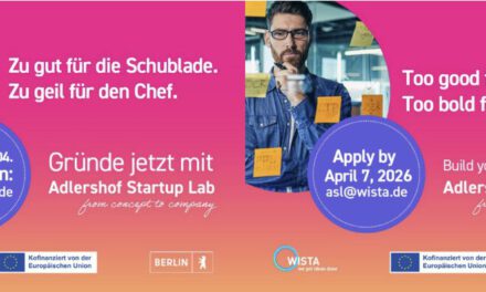 Jetzt bewerben ! : Neue Runde des Adlershof Startup Lab gestartet